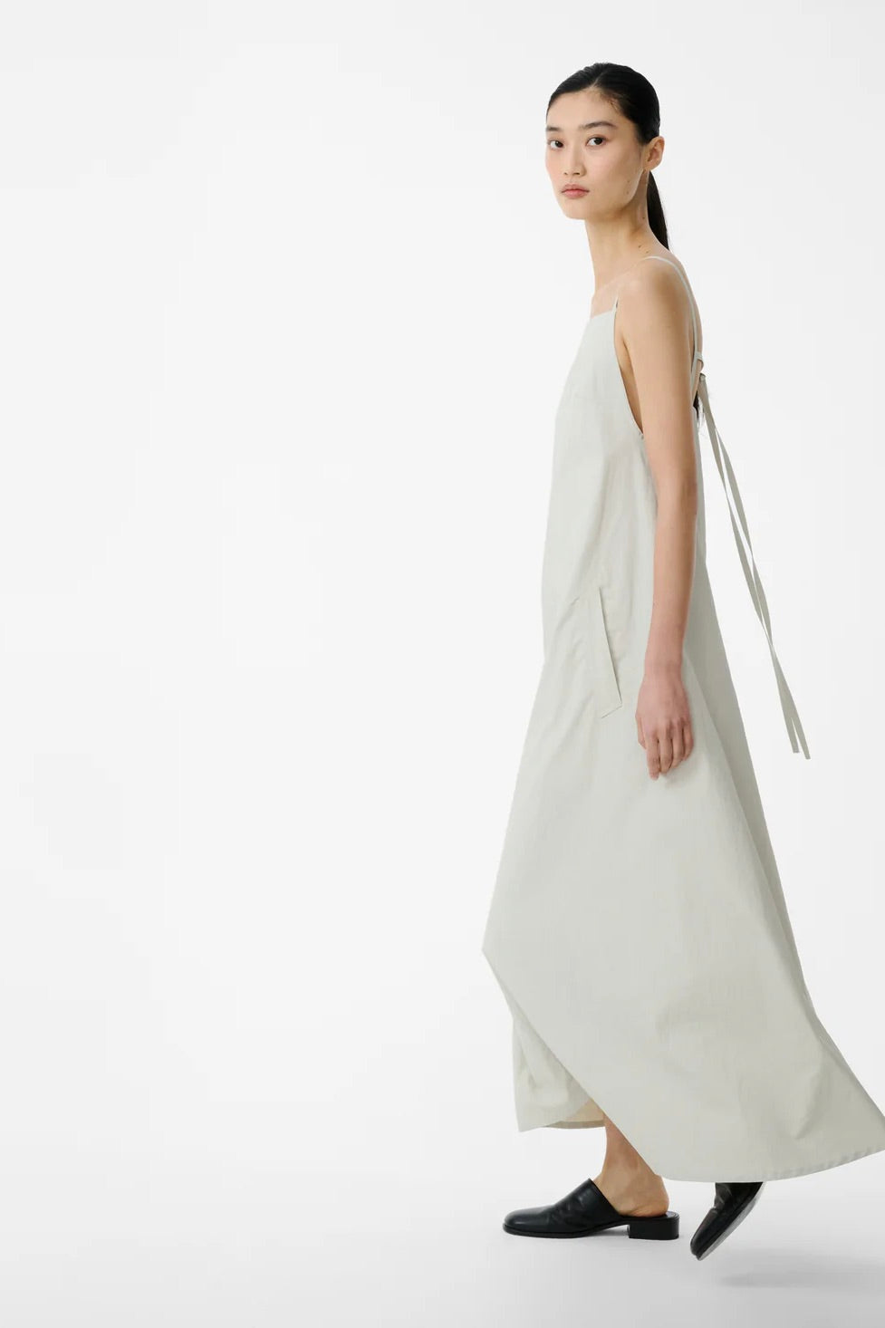 Studio Nicholson Chrono Long Apron Dress / Bone