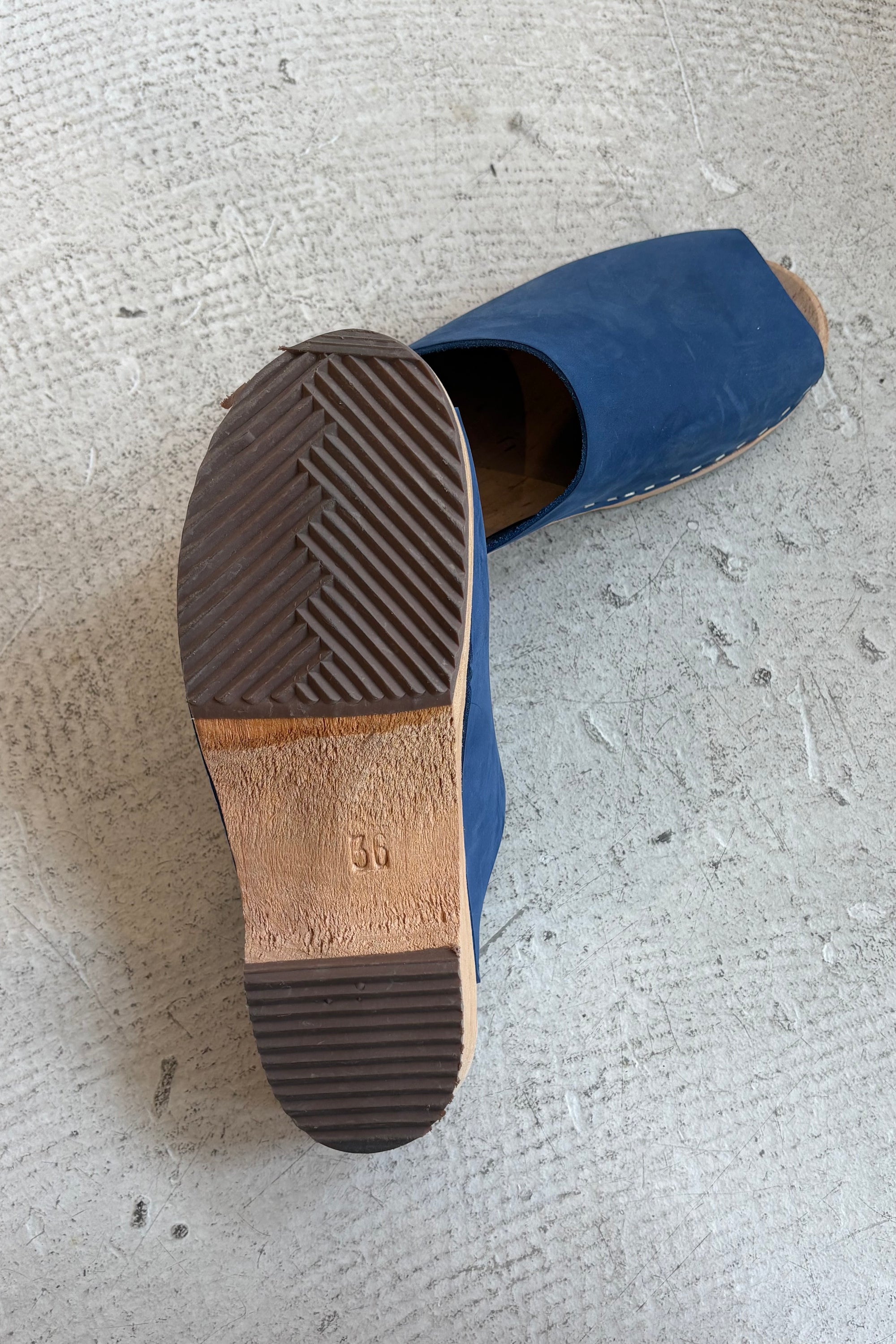 Pre-Loved Lotta's / Berit Low Open Clog / Lazuli / Sz 36