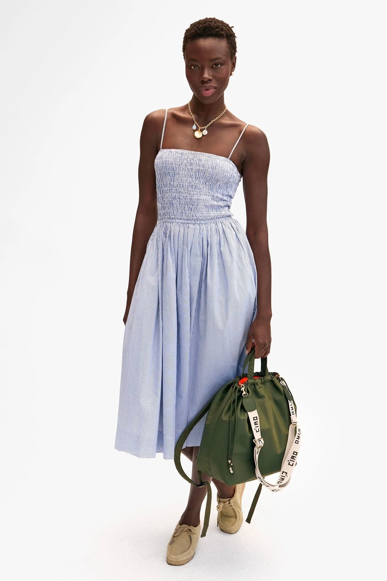 Clare V. Sac Tout Backpack / Army
