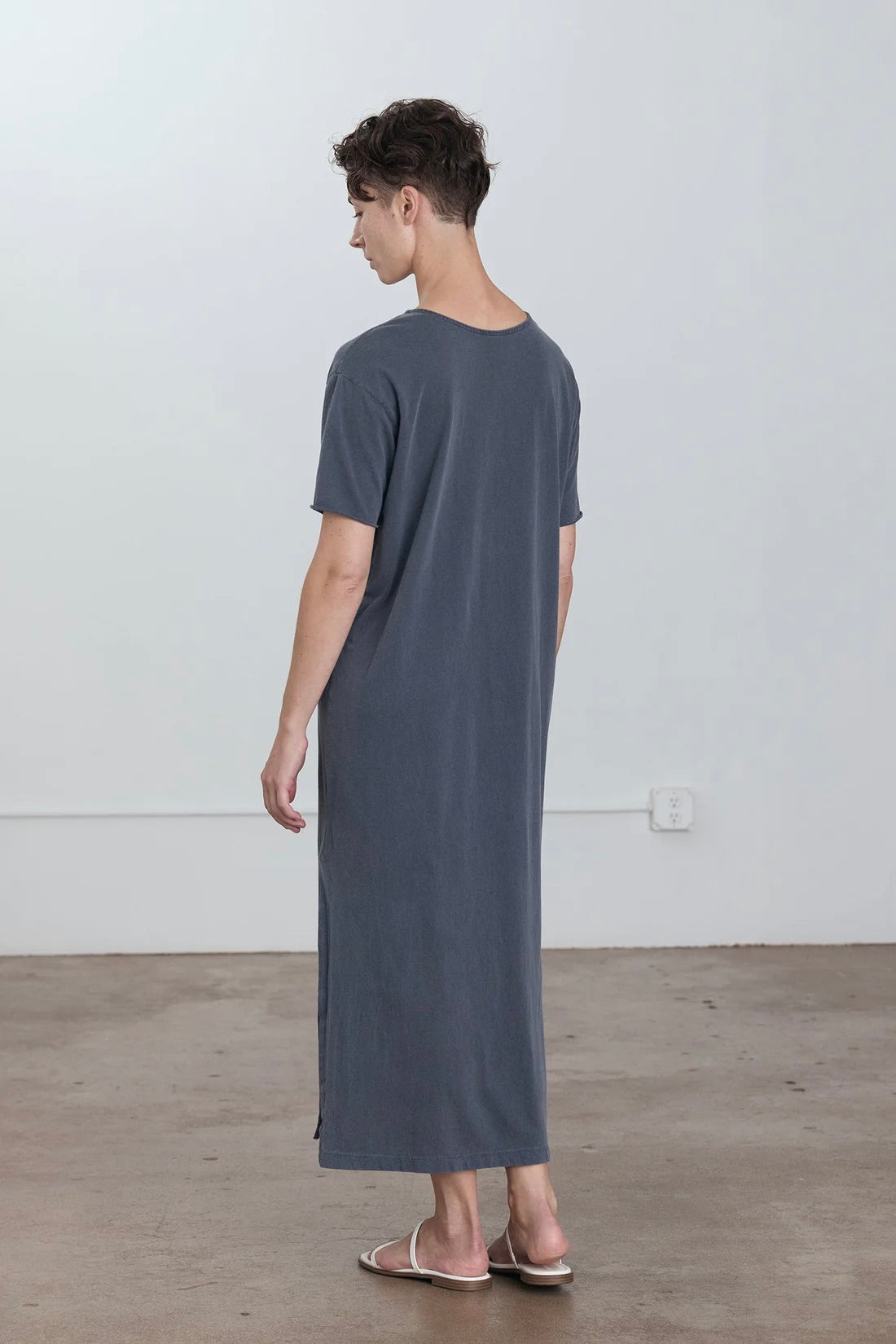 Long Tee Dress / Indigo