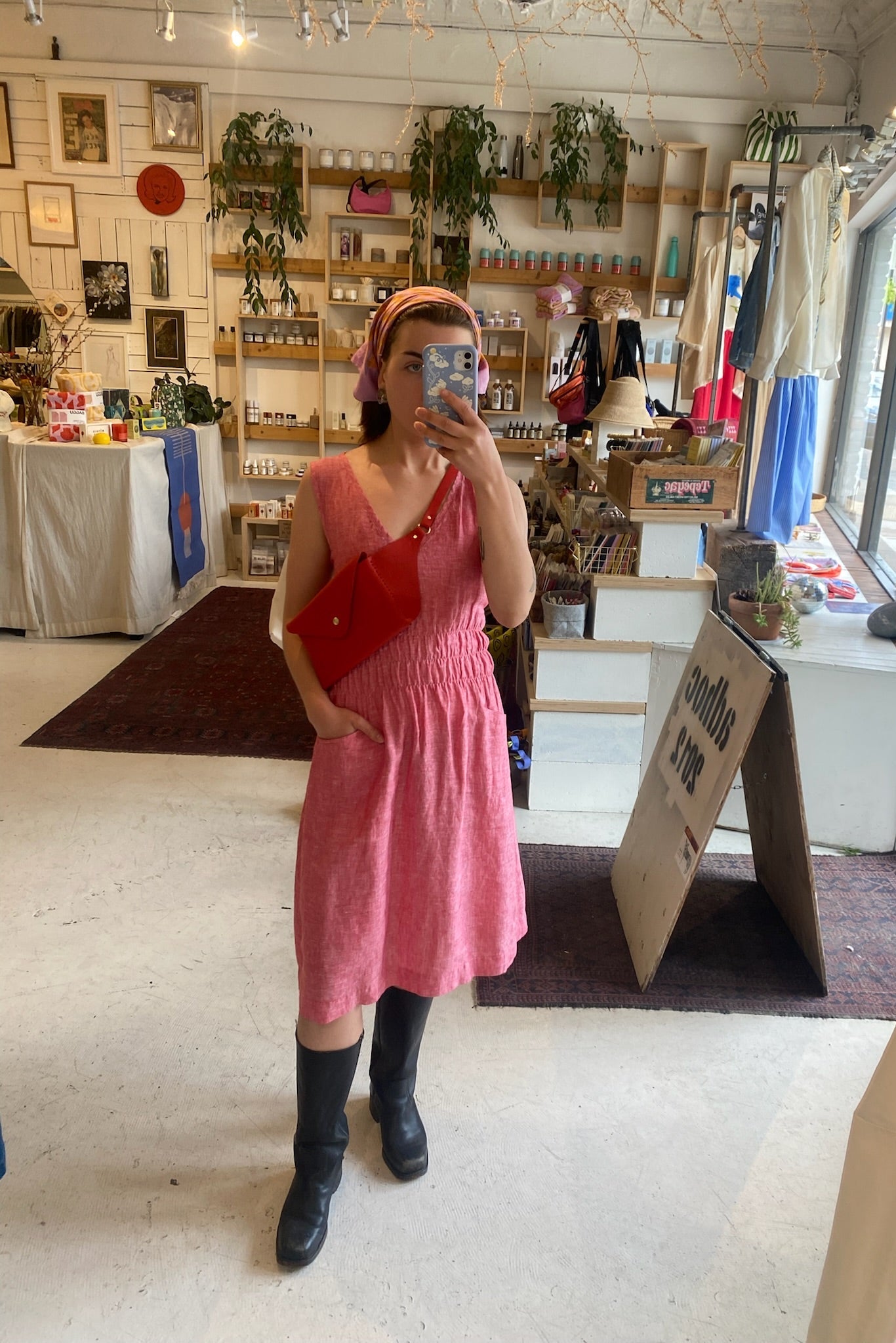 Modaspia Fiji Dress / Tomato