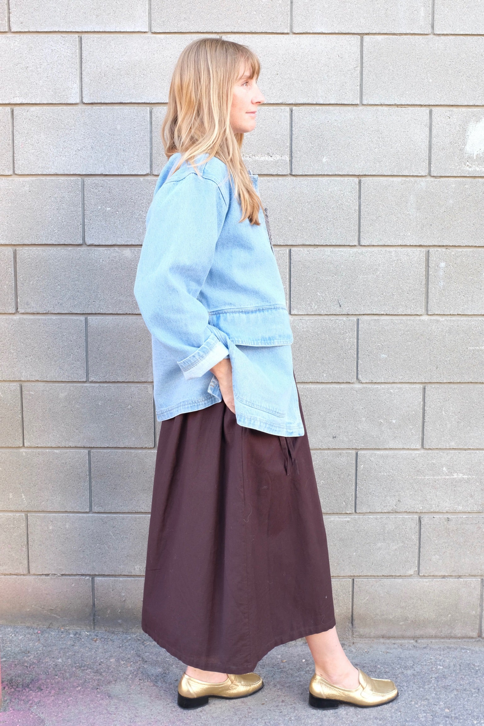 Gillian Stevens Ingrid Jacket / Medium Blue