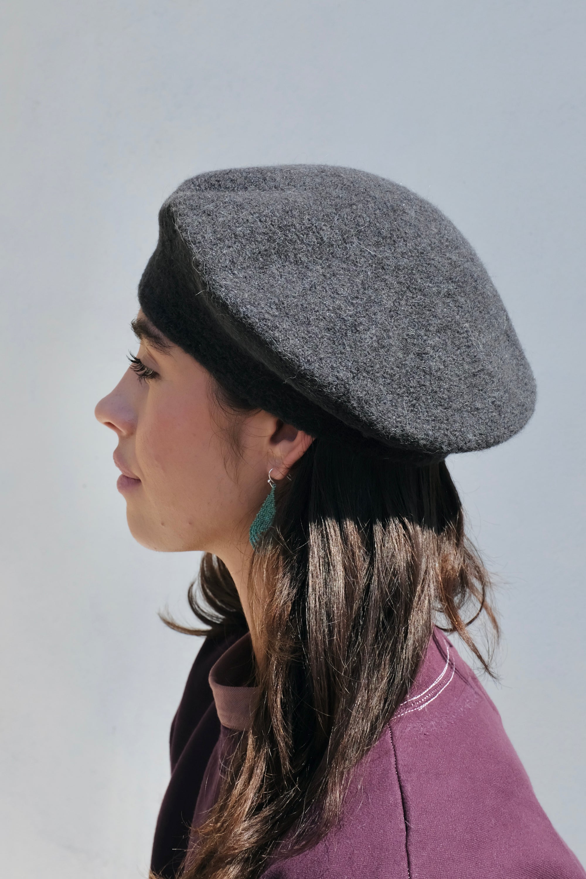 Lauren Manoogian Horizontal Beret / Ink