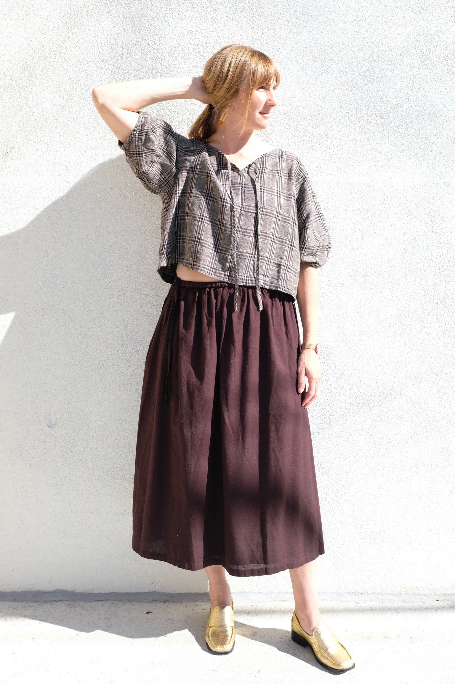 Gillian Stevens Frances Skirt / Espresso