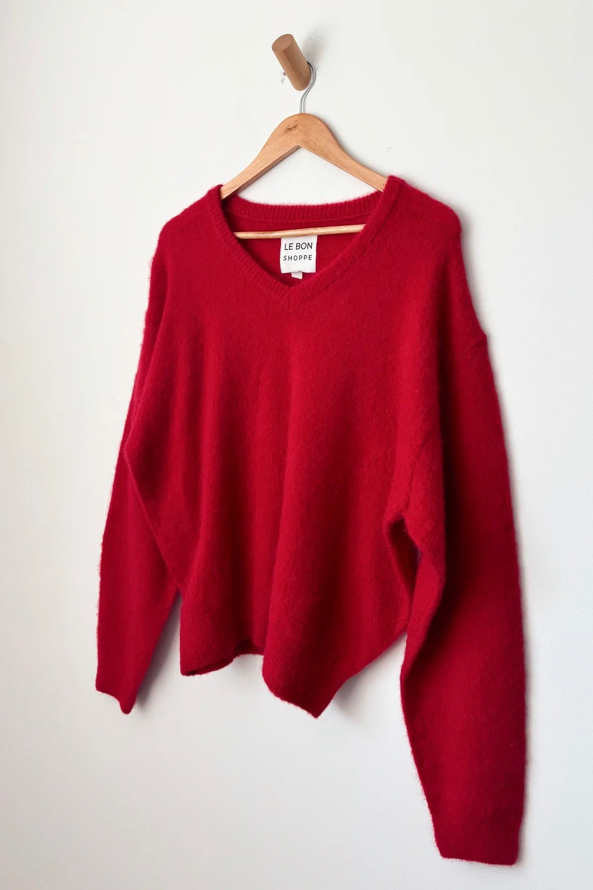Le Bon Shoppe James Mohair Sweater / Red