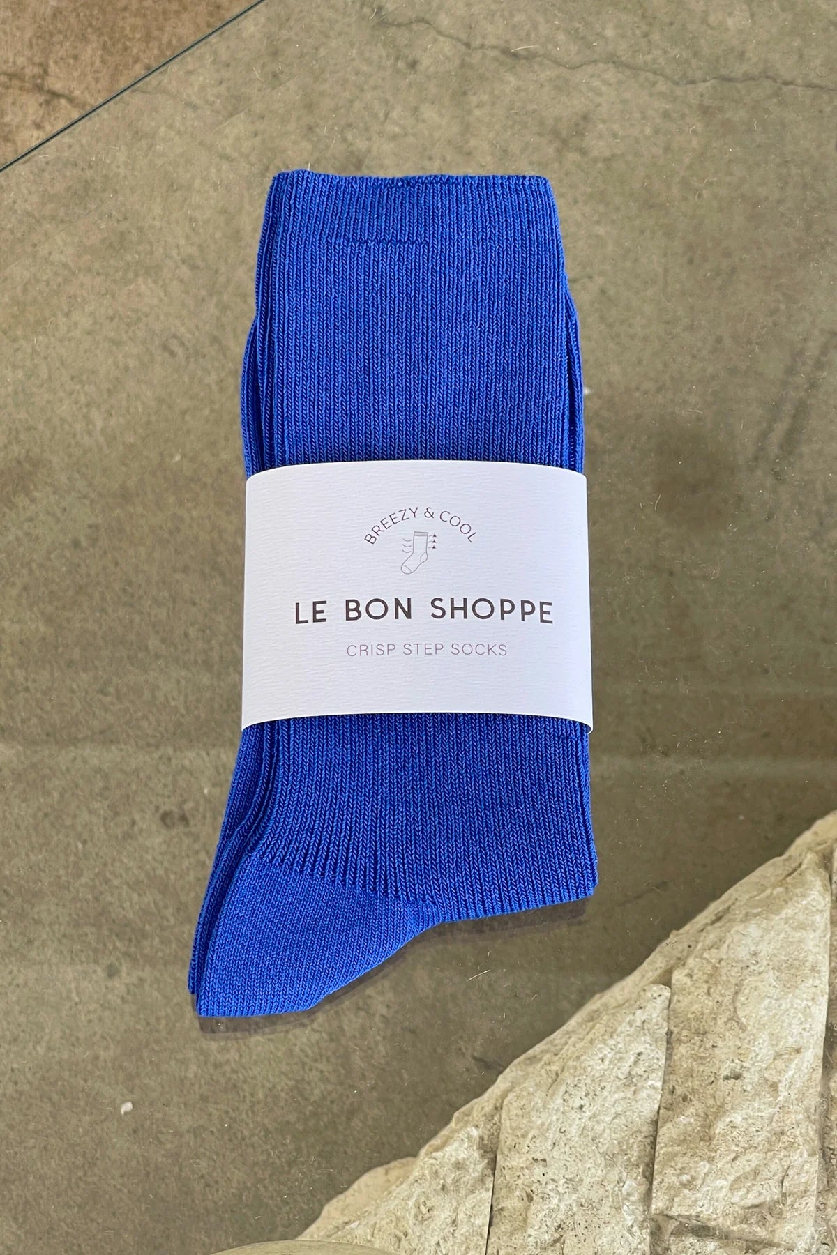 Le Bon Shoppe Crisp Step Socks / Blue
