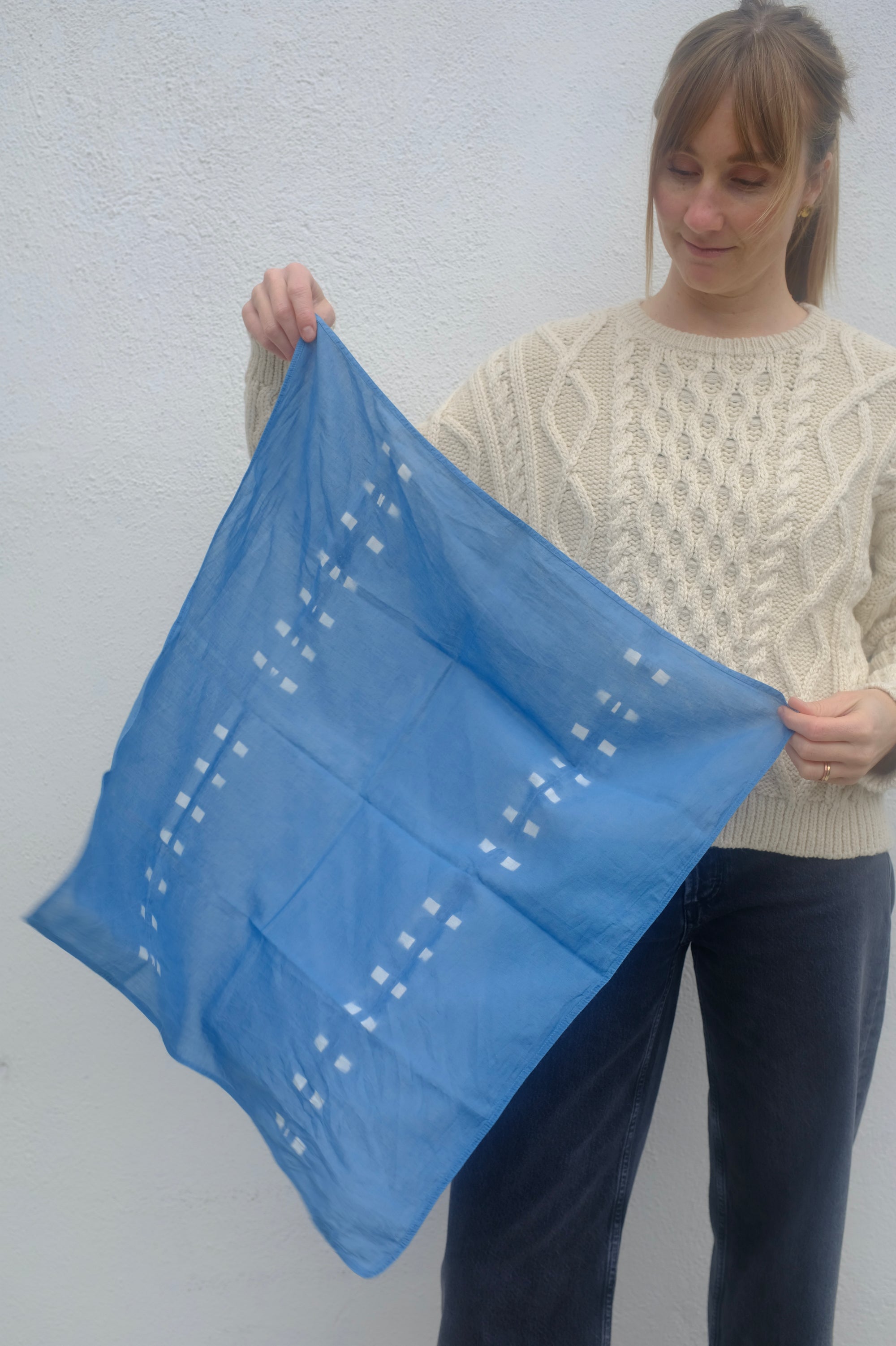 Roem Textiles Cotton Bandana / Indigo