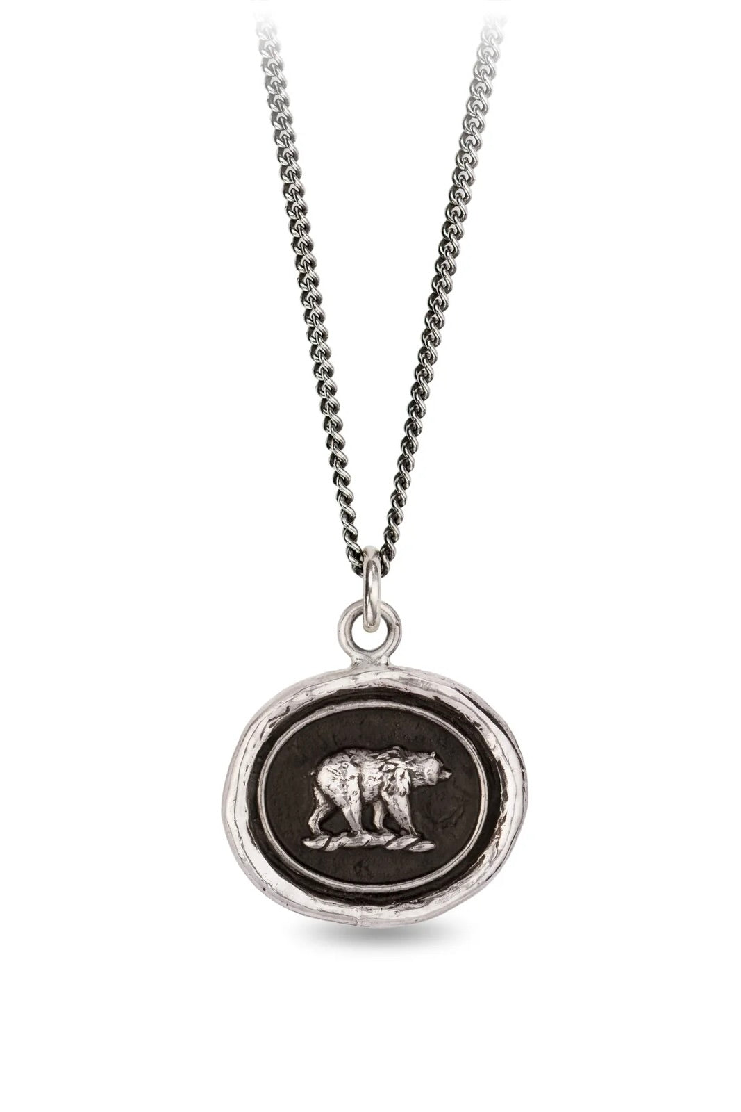 Pyrrha Mother Bear Talisman / Sterling Silver