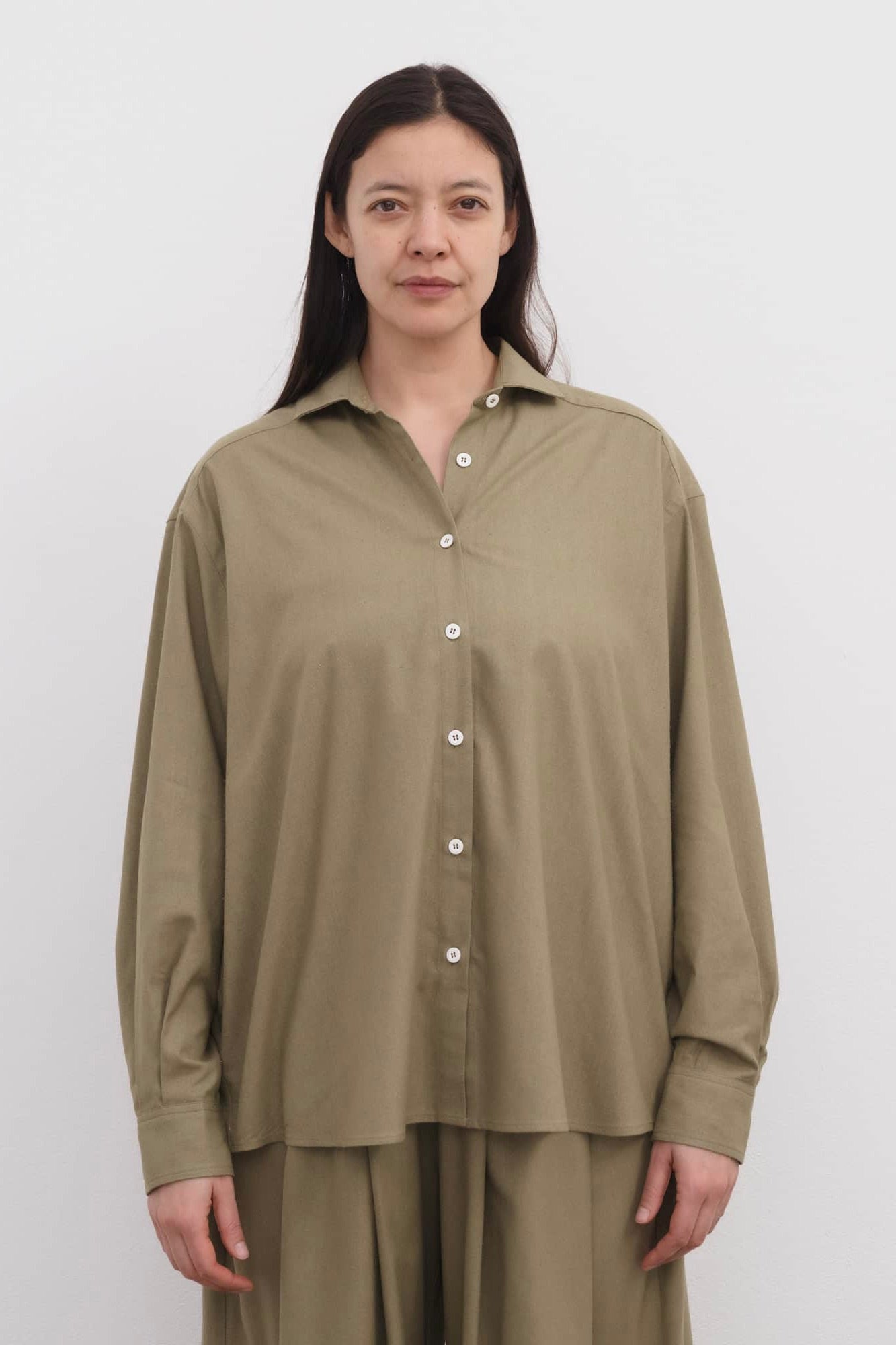 Baserange Wild Shirt / Lua Green