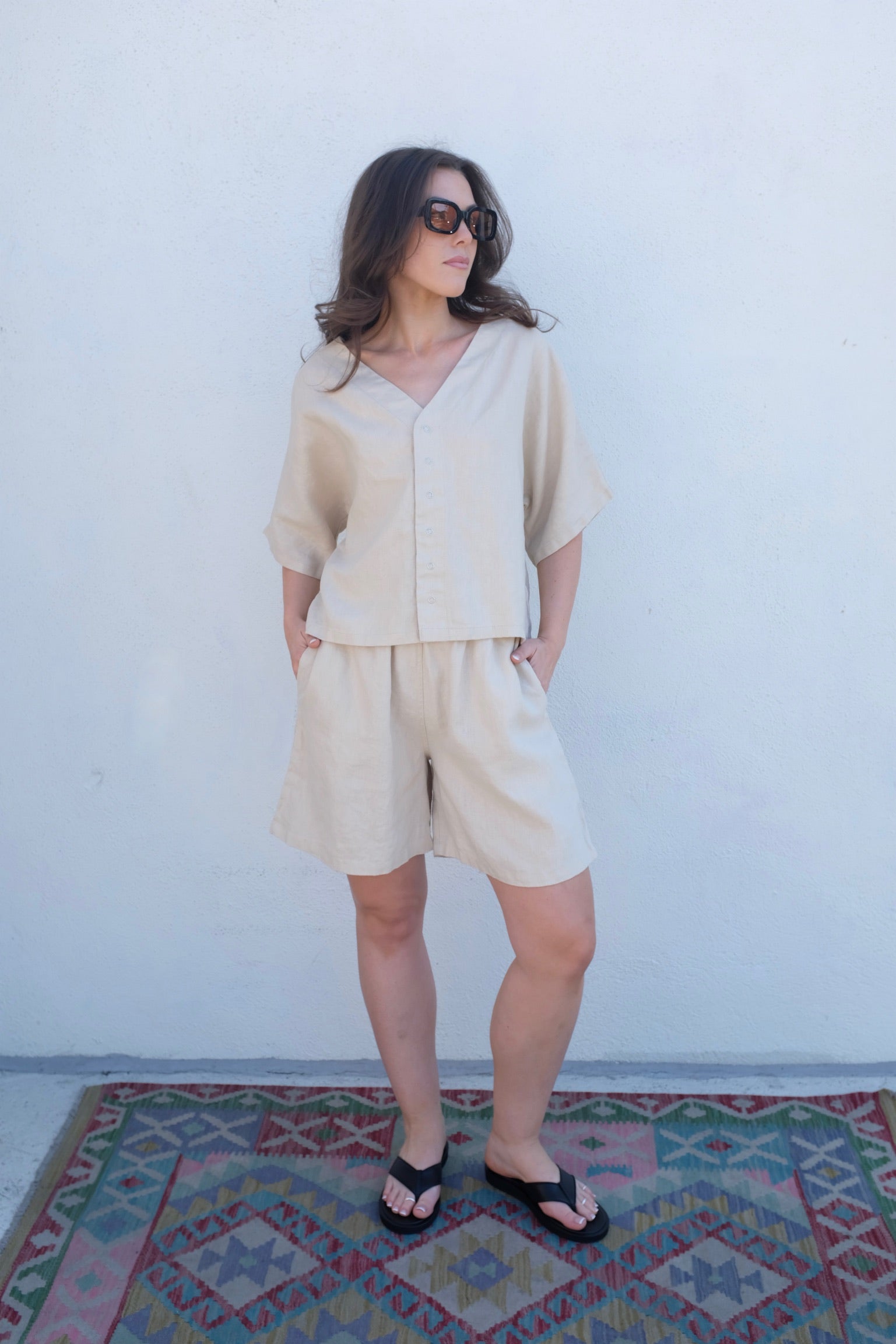 Moss Grey Snappy Greta / Chalk