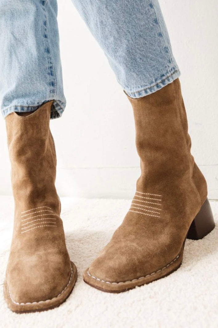 Either/Or West Boot / Moss Suede