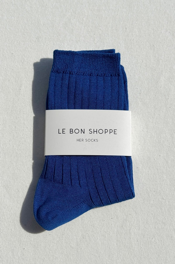 Le Bon Shoppe HER Socks / Cobalt