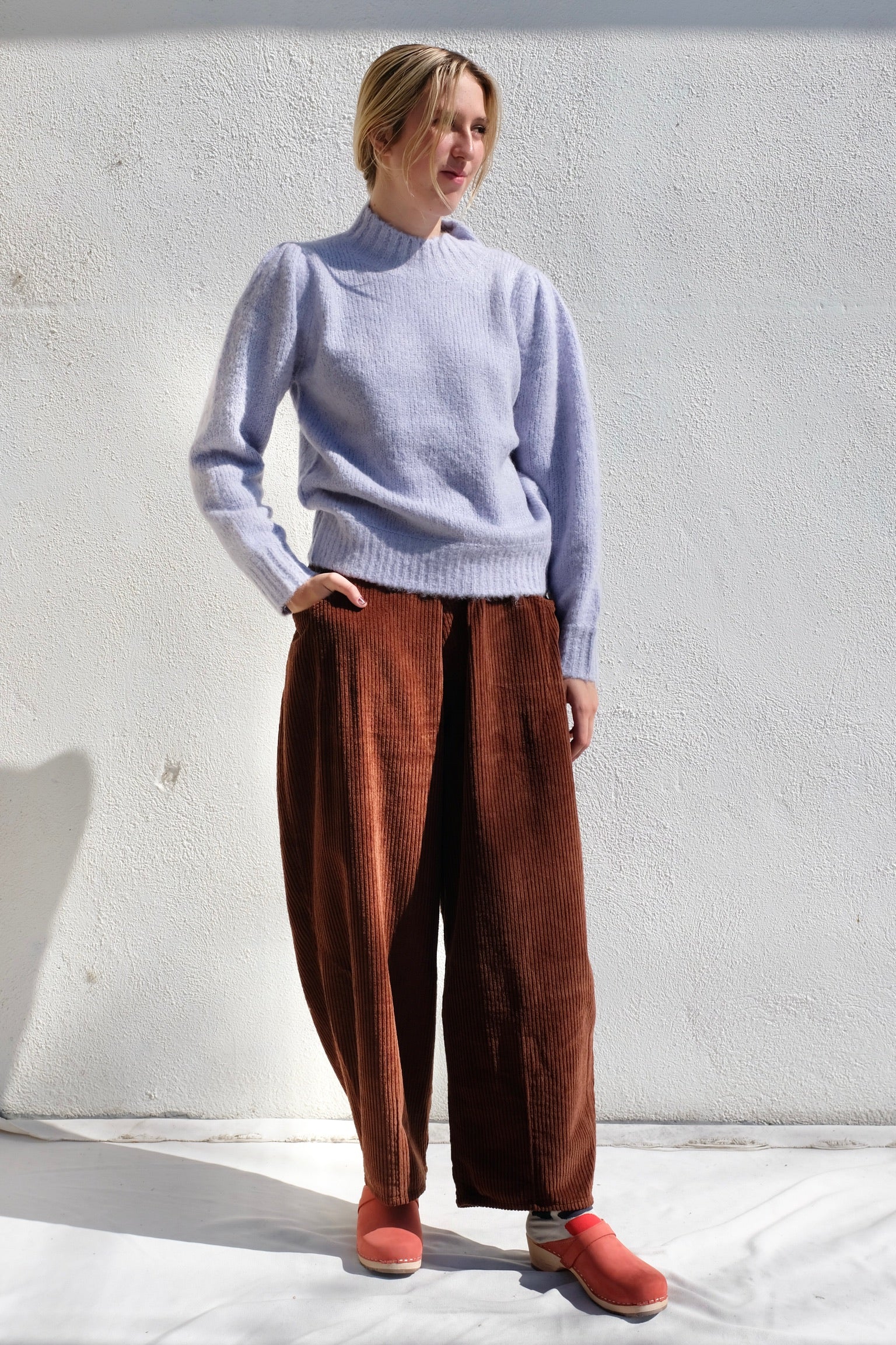 Hansel from Basel Fleur Pullover / Periwinkle