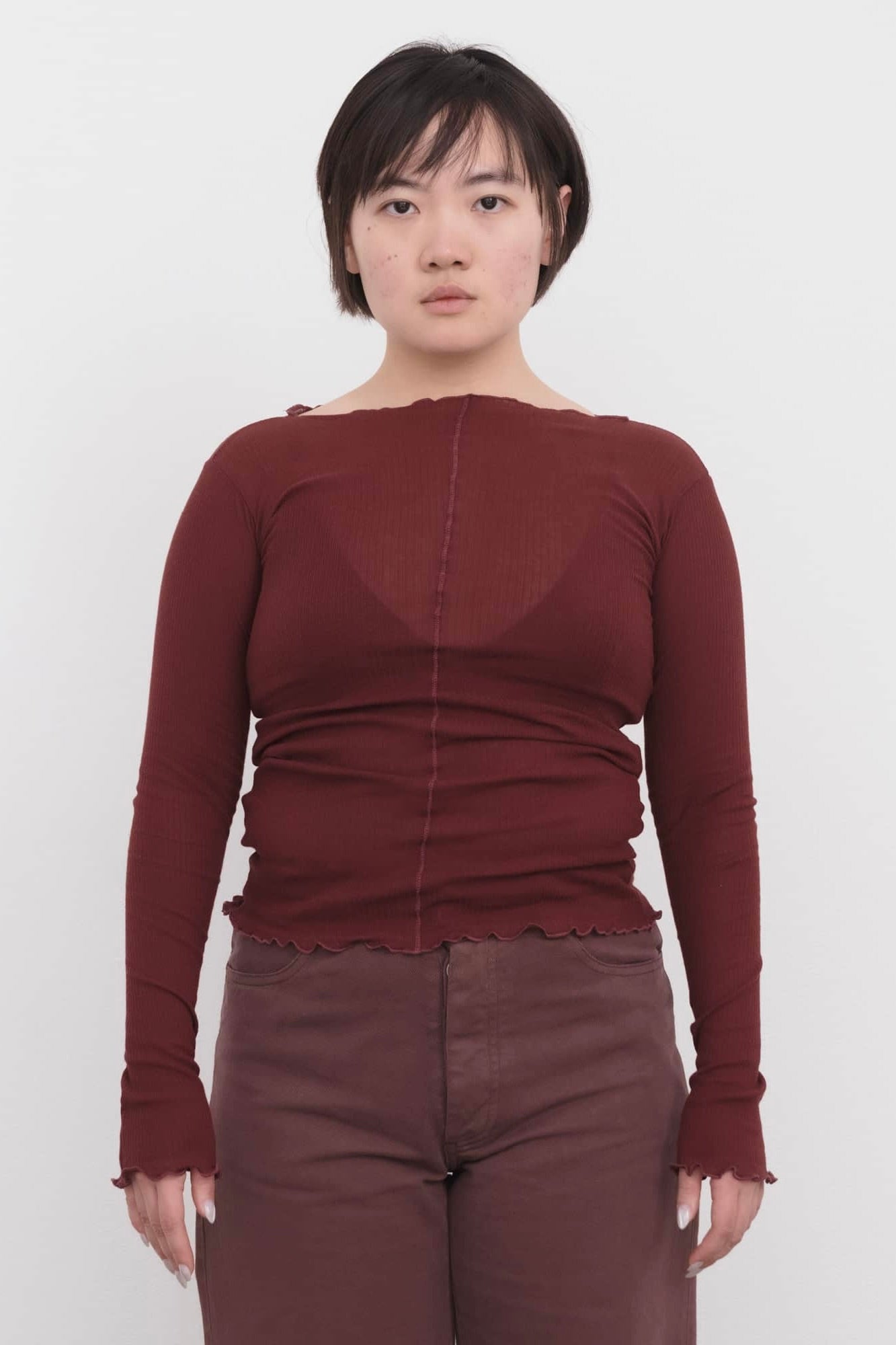 Baserange Pama Long Sleeve / Nara Red