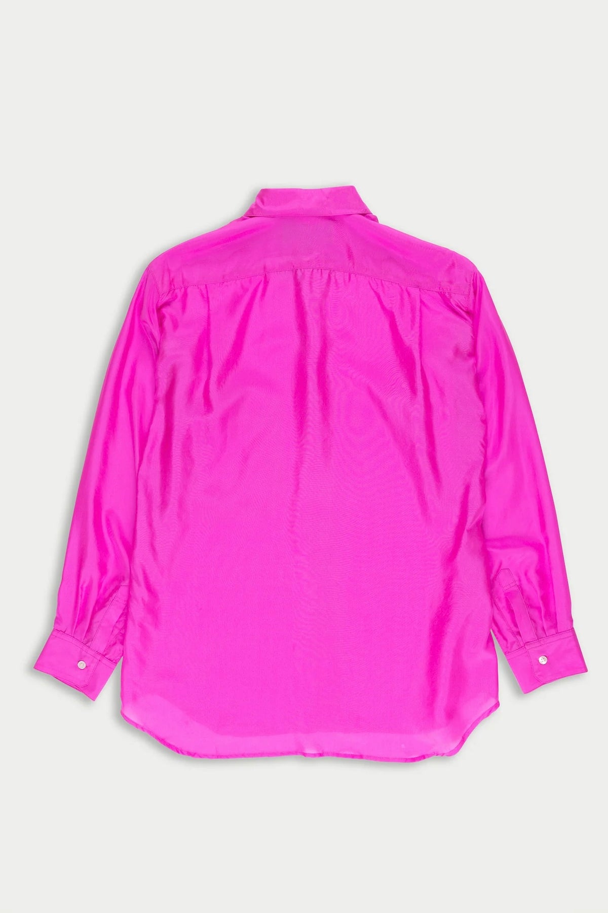 Nico Silk Blouse / Neon Pink