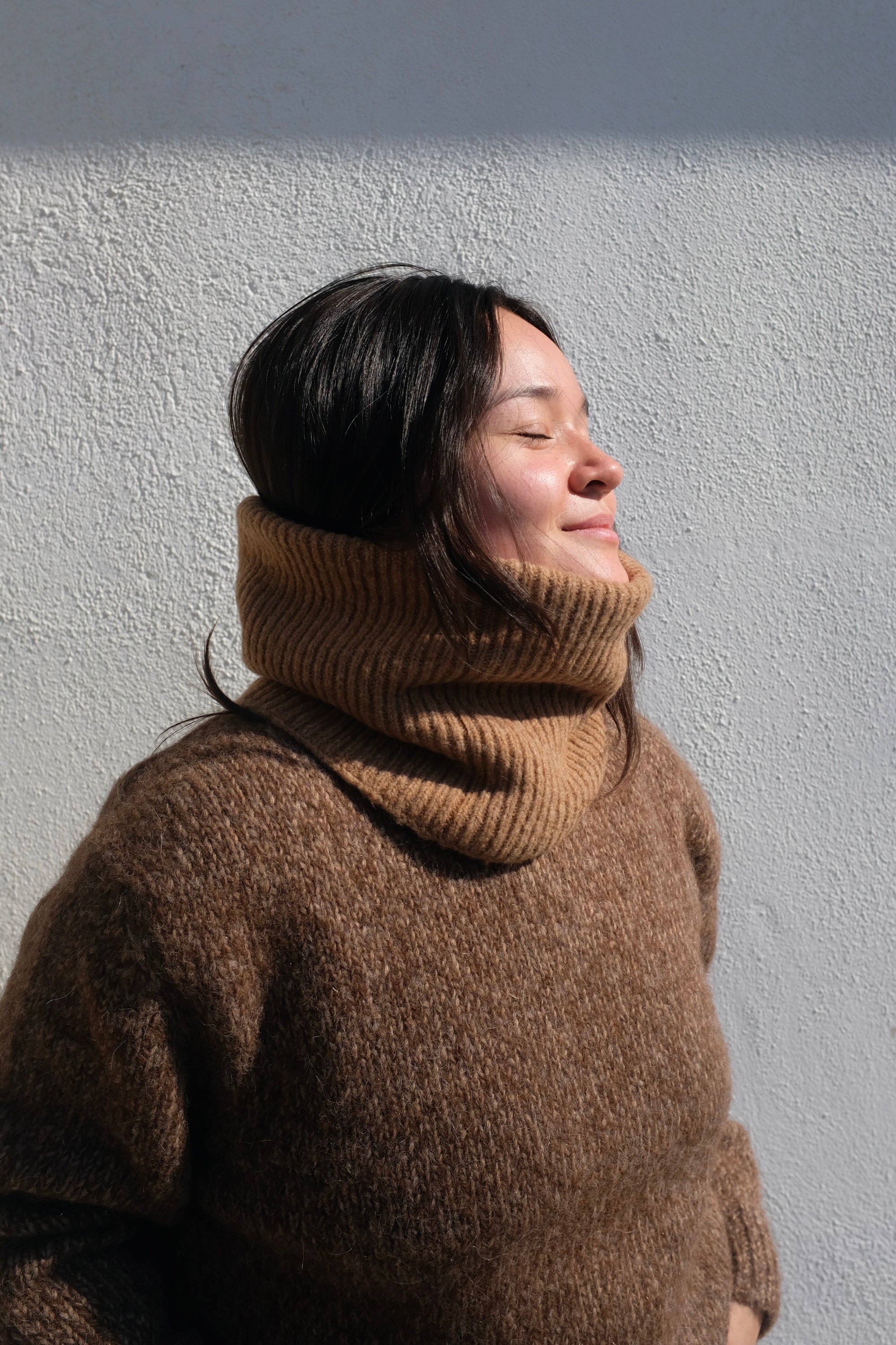 7115 By Szeki Ring Scarf / Caramel Brown