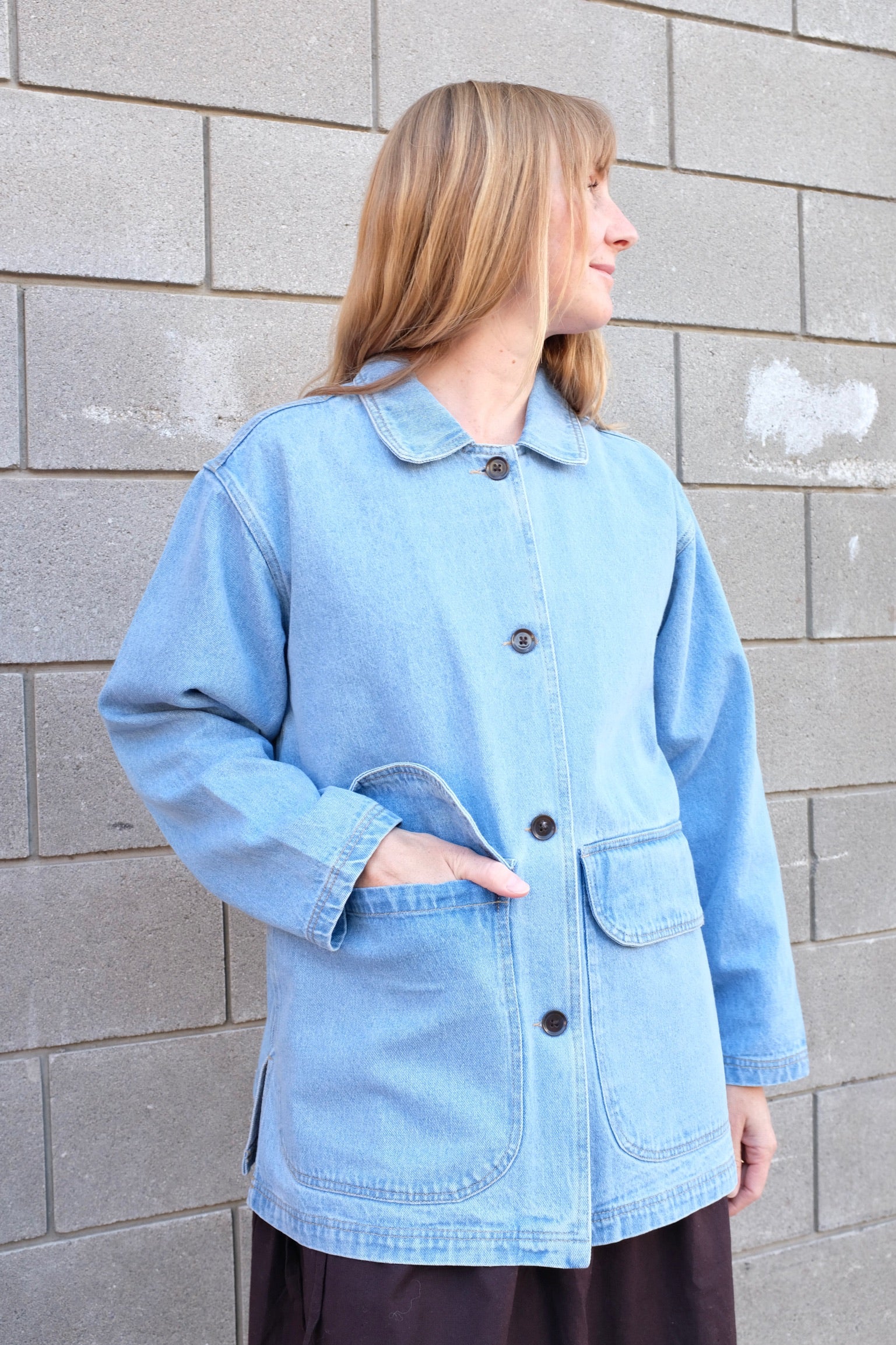 Gillian Stevens Ingrid Jacket / Medium Blue
