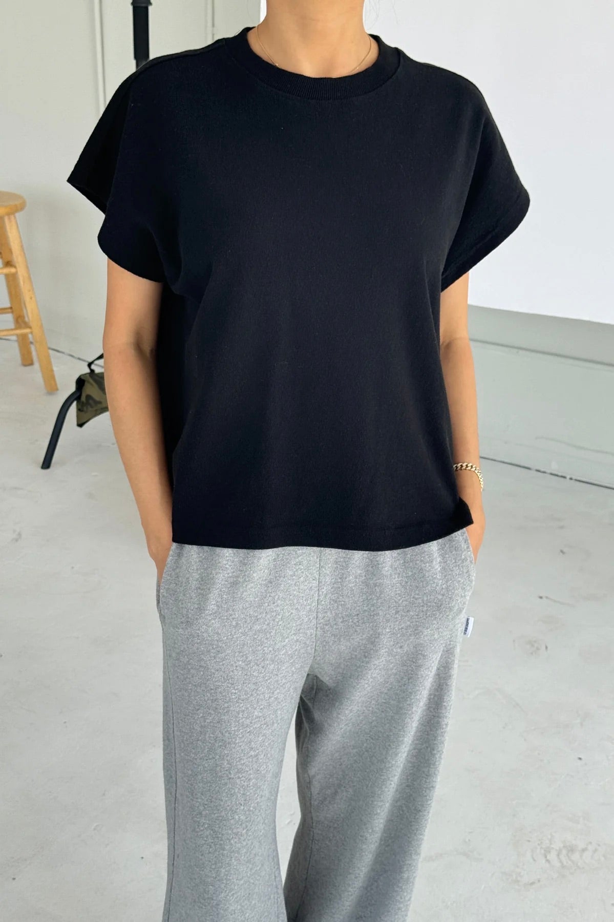 Le Bon Shoppe Jeanne Tee / Black
