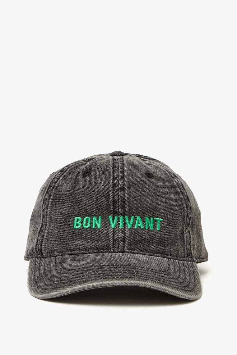 Faded Denim Baseball Hat / BON VIVANT Mint