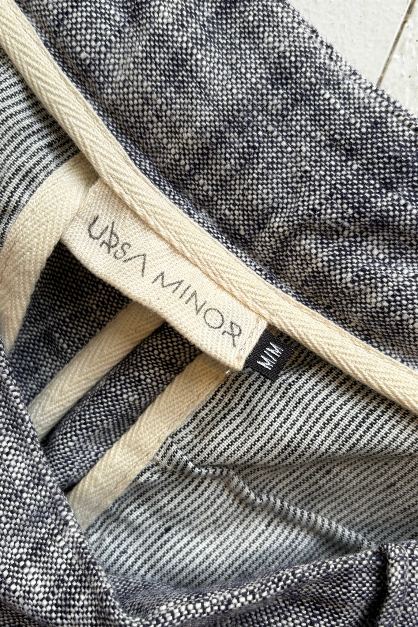 Pre-Loved / Ursa Minor Linen Pant / Navy Melange / Size M