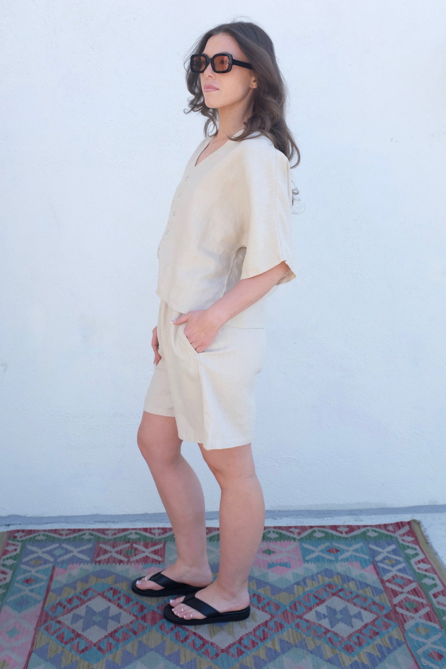 Moss Grey Snappy Greta / Chalk