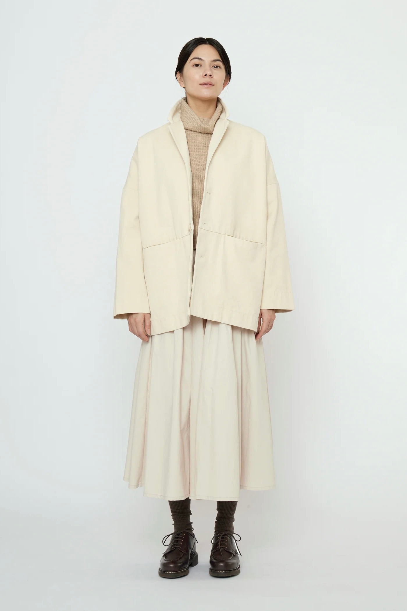 7115 by Szeki Oversized Blazer / Antique White