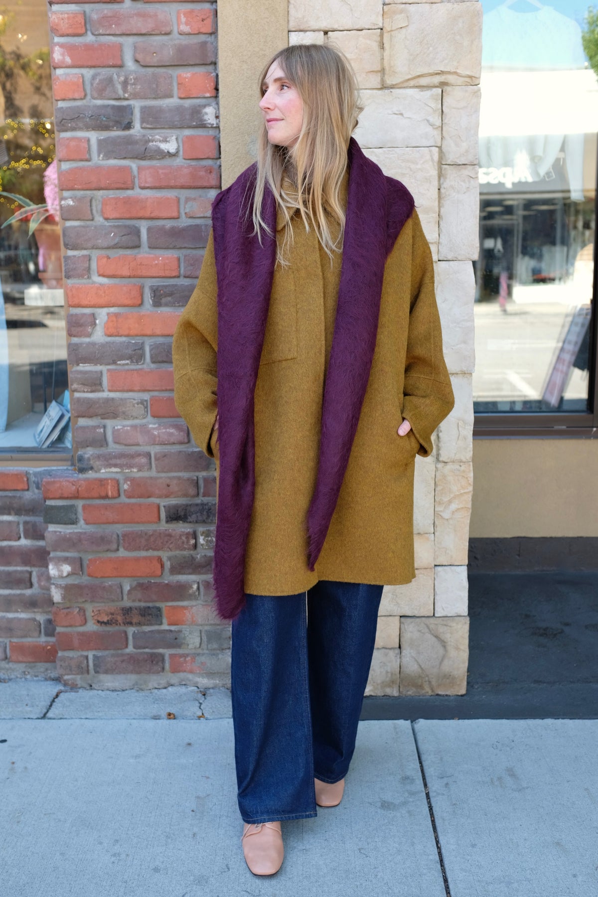 Rachel Comey Double Loft Wool Field Coat / Gold