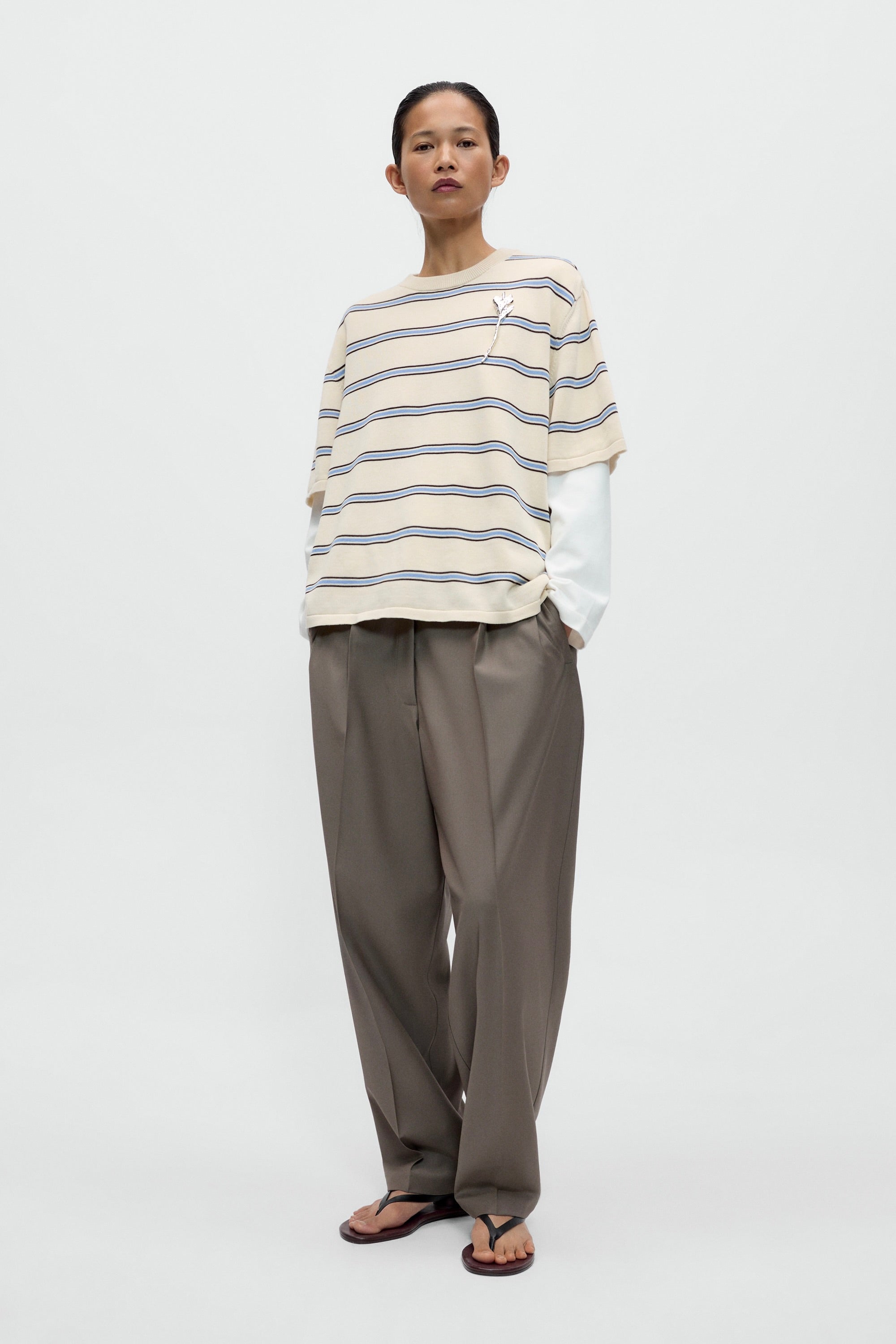Organic Cotton Striped T-Shirt
