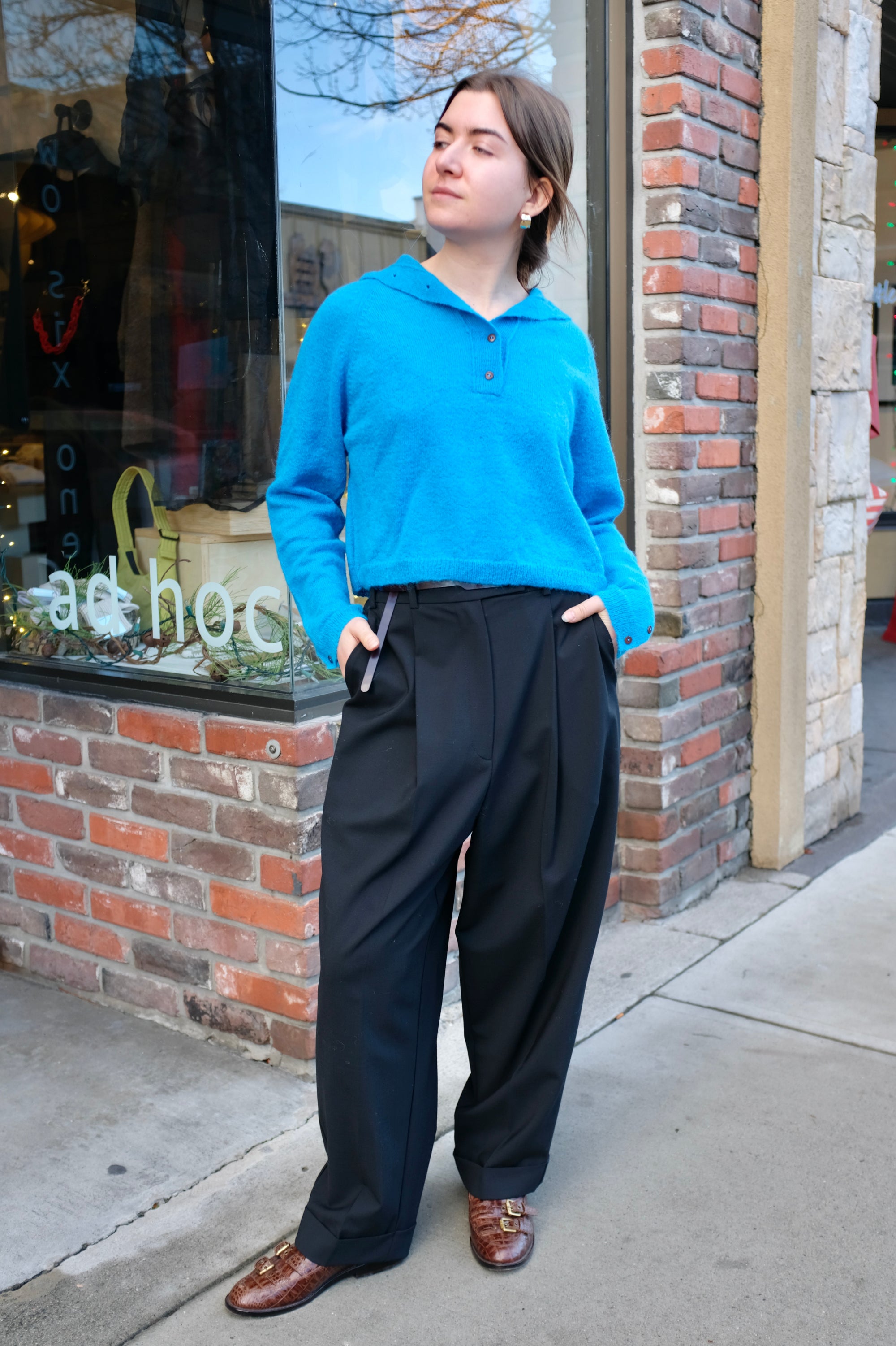 Tailoring Masculine Pant / Black