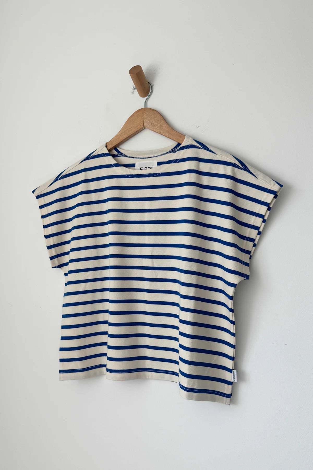 Le Bon Shoppe Manon Tee / Blue Stripe on Cream