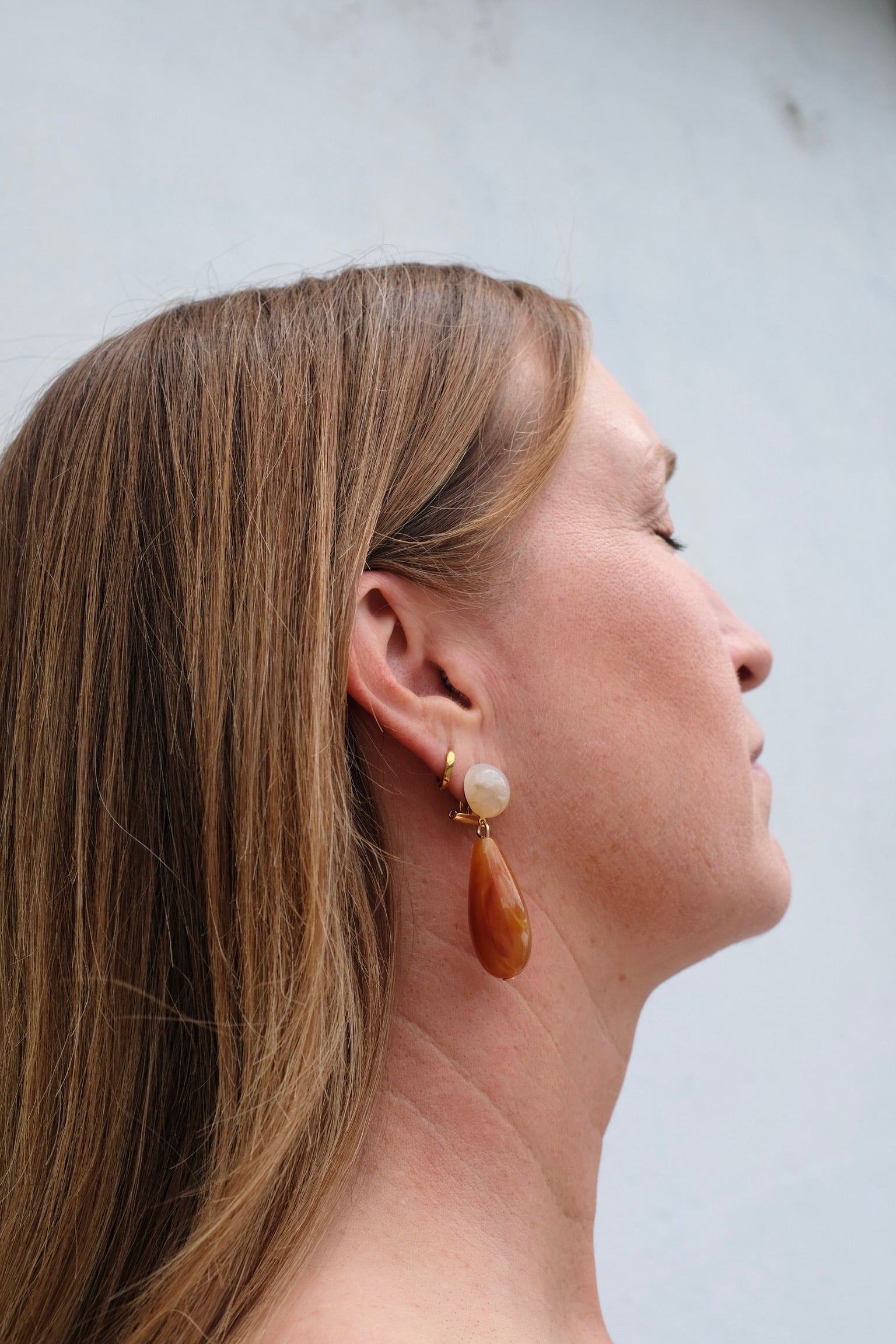 Pamploma Earrings / Cream Multi