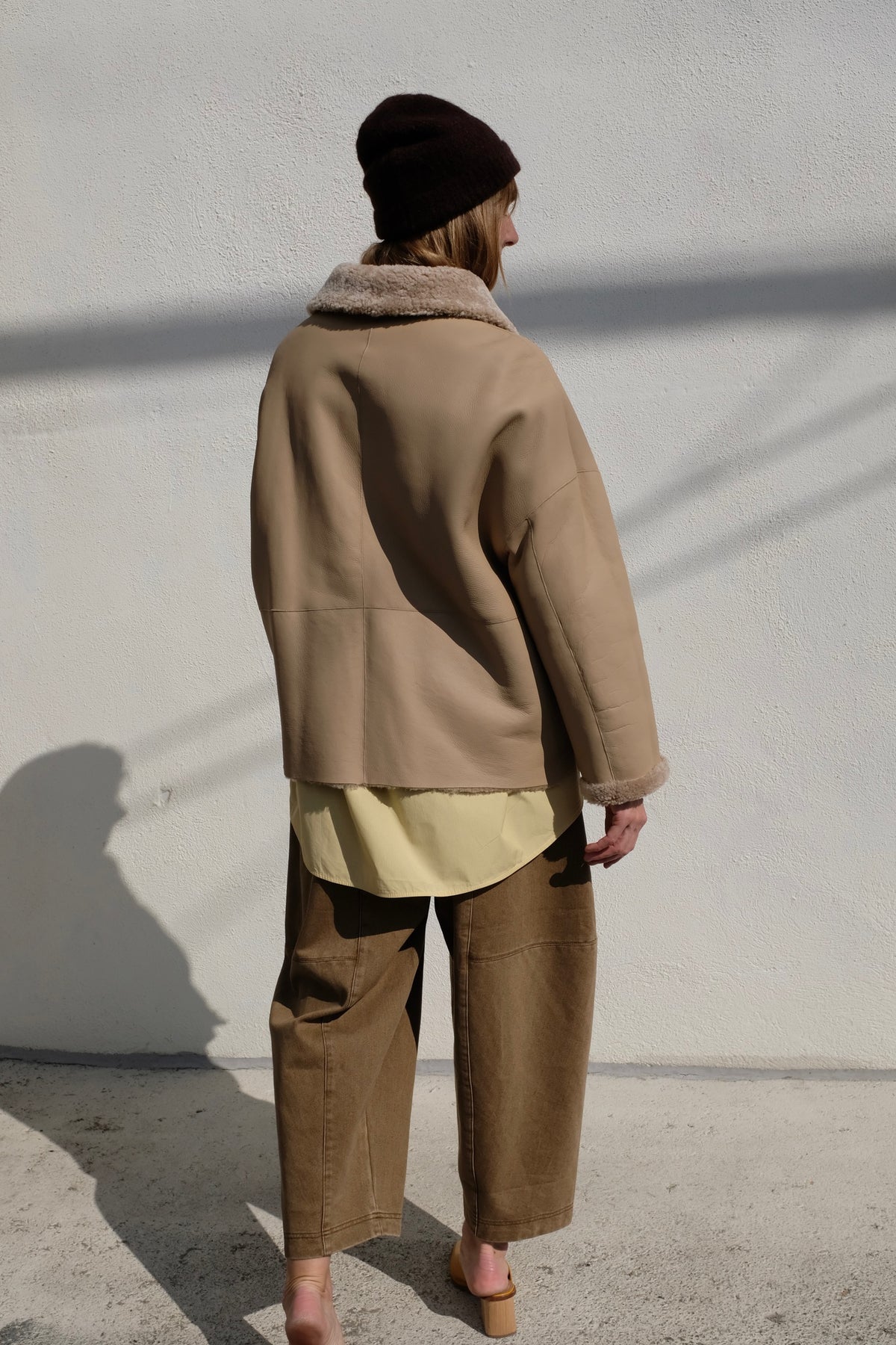 Isabella Merinillo Shearling Jacket / Sand