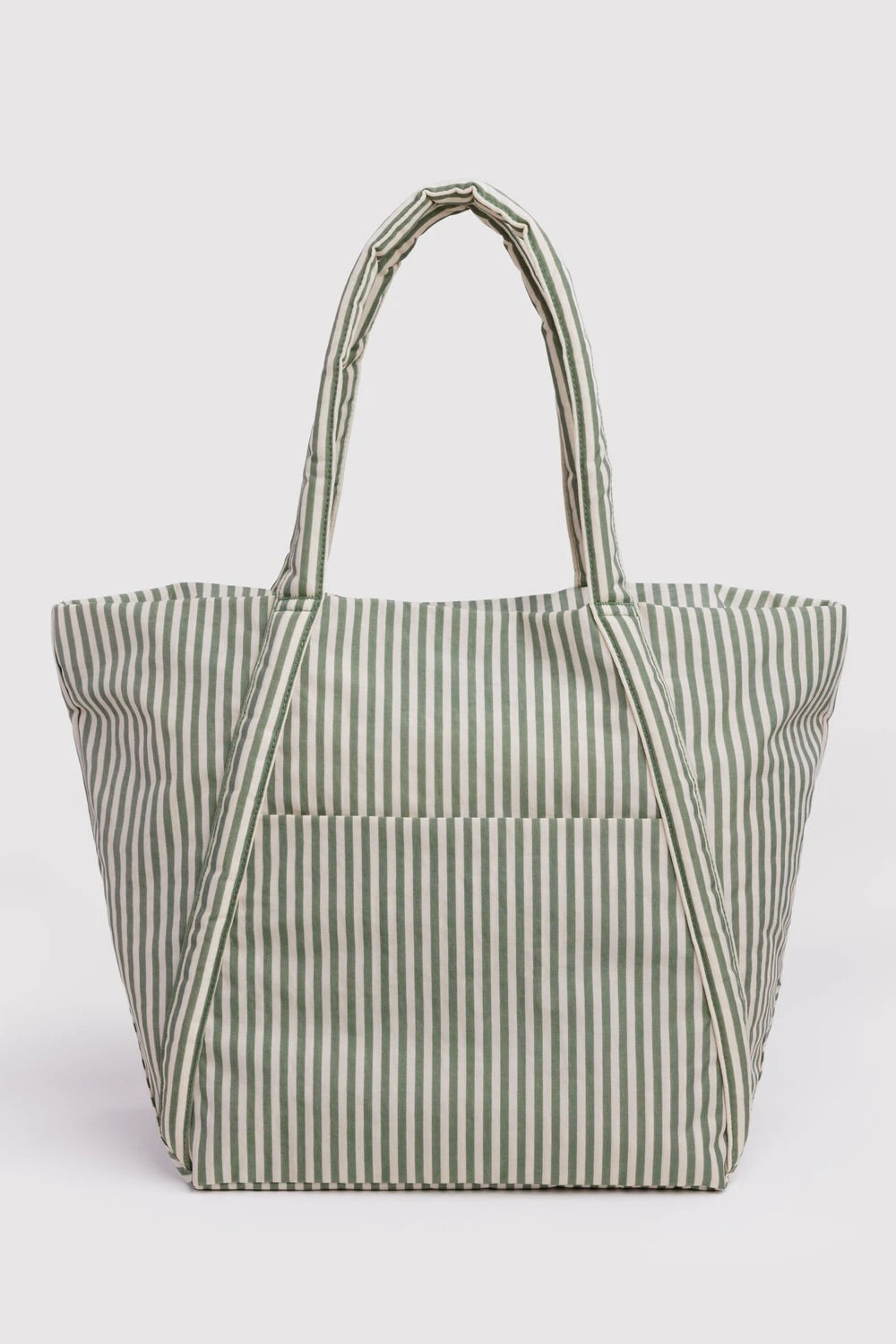 BAGGU Cloud Bag / Sage Stripe