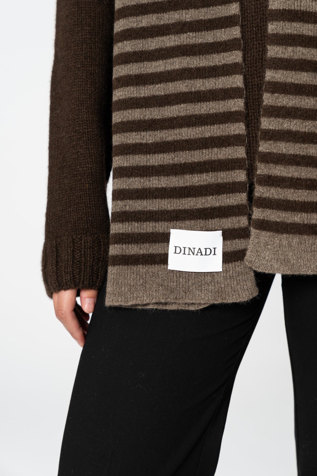 Dinadi Yak Striped Scarf / Two Tone
