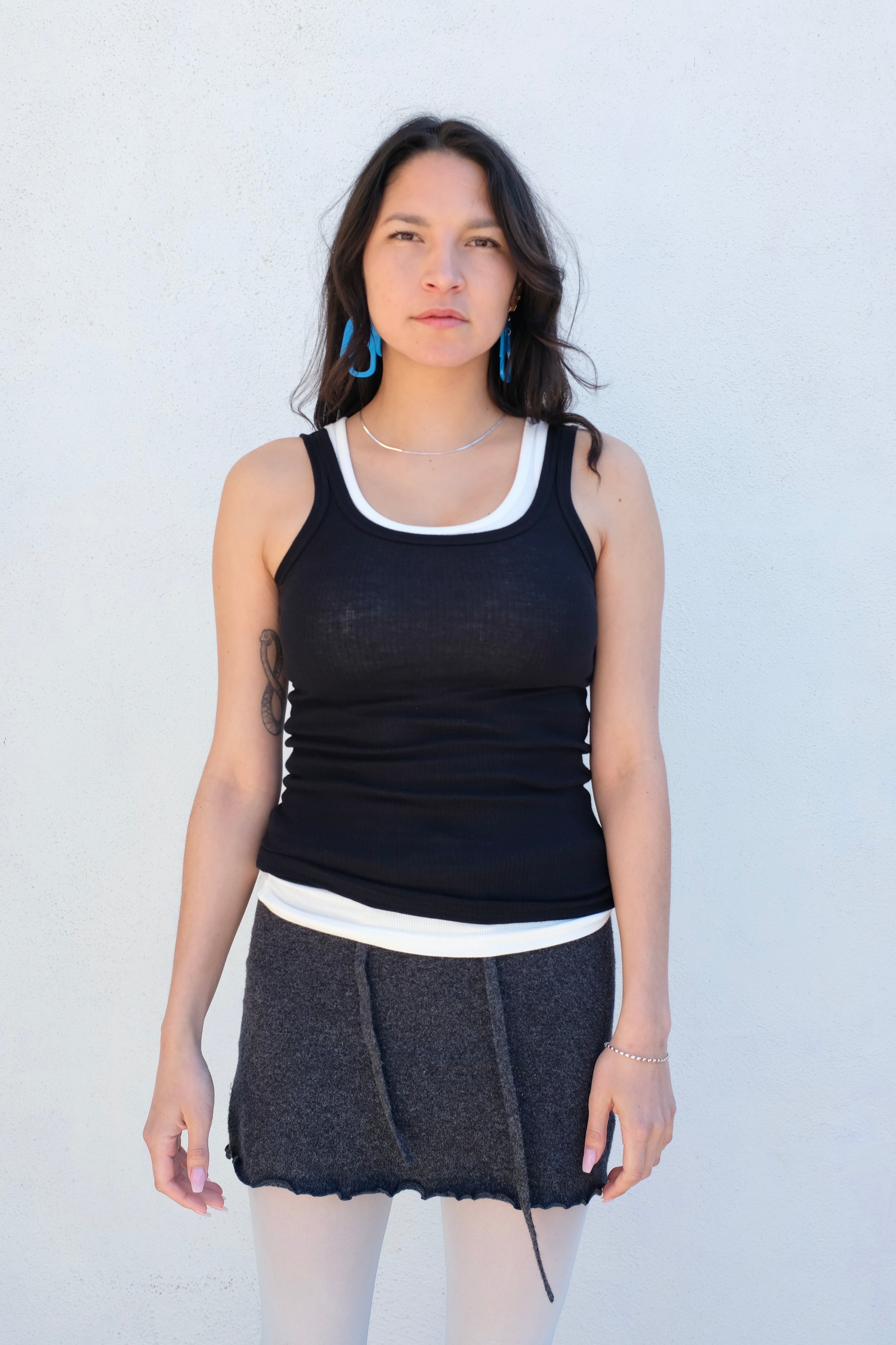 Deiji Studios Knit Mini / Charcoal