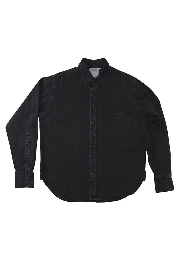Jungmaven Summer Denim Catalina Shirt / Black Indigo
