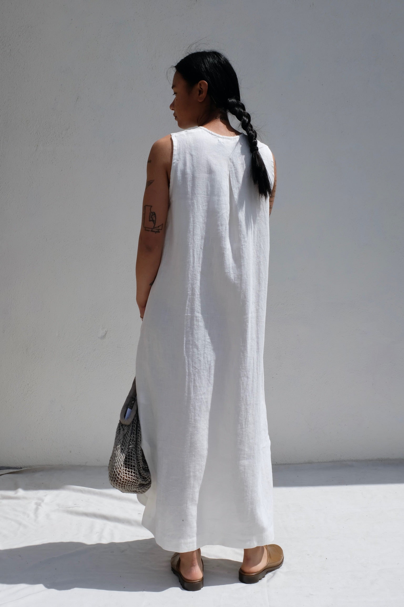 Zii Ropa Hal Dress / White