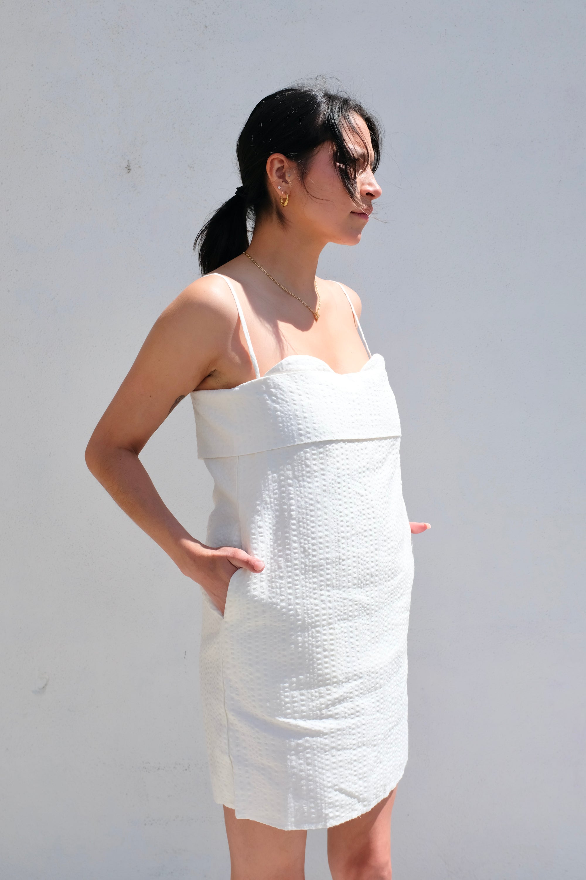 Toit Volant Verona Short Dress / Natural