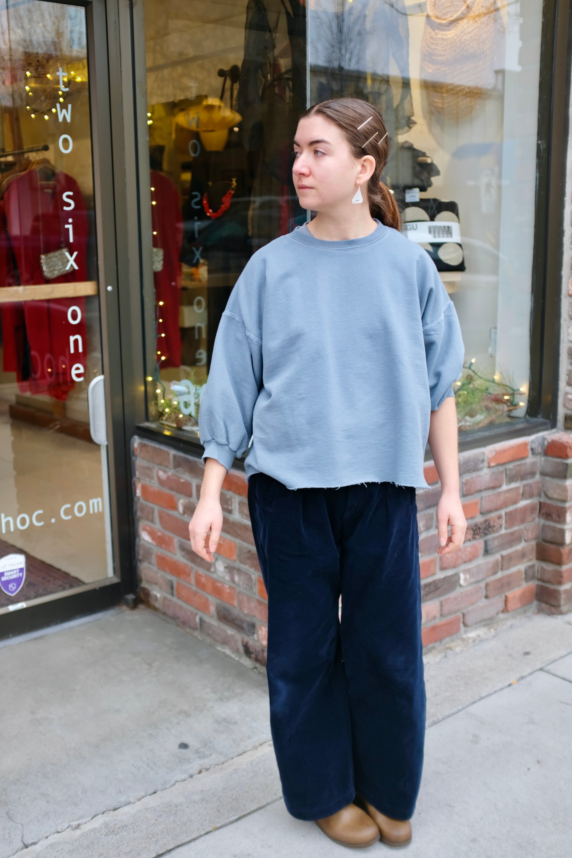 Rachel Comey Fond Sweatshirt / Petrol