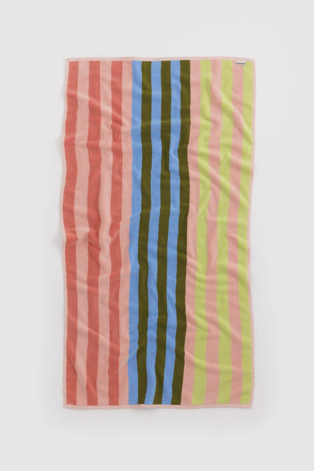 BAGGU Bath Towel / Sherbert Stripe