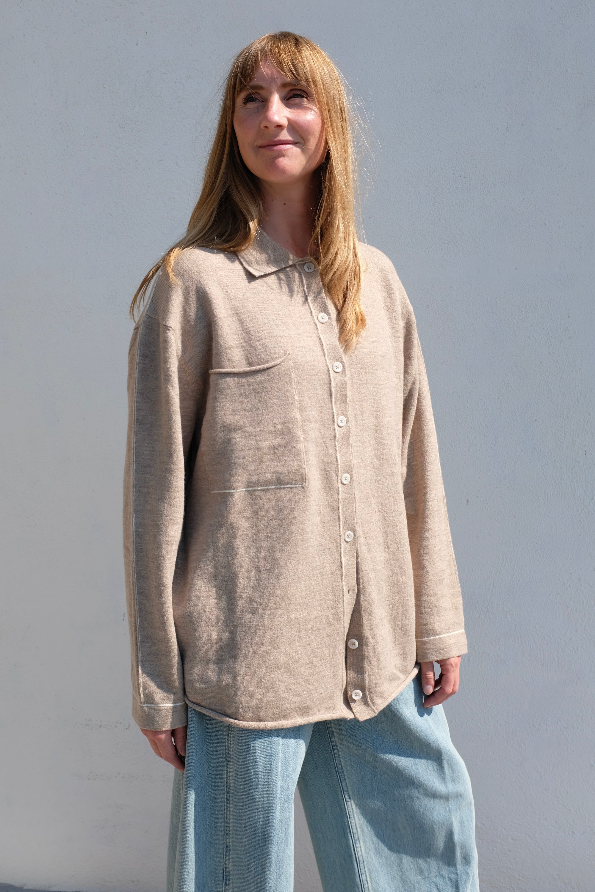 Lauren Manoogian Stitch Big Shirt / Oak