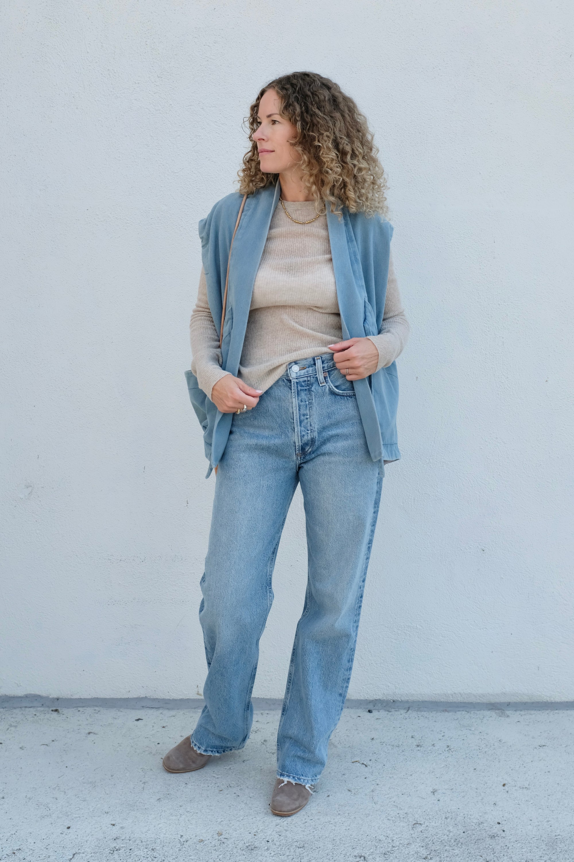 7115 by Szeki Sumo Vest / Faded Blue