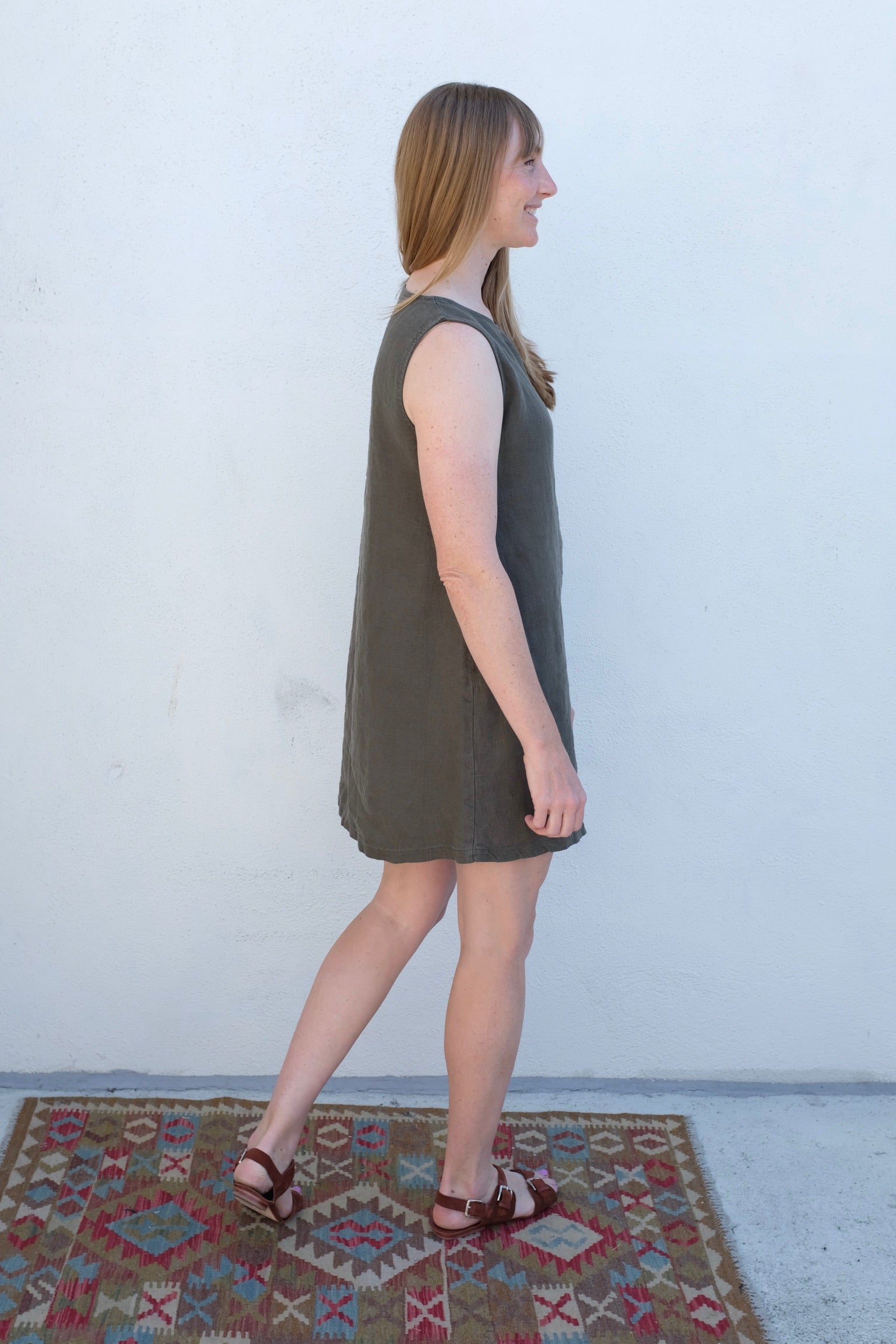 Jungmaven Baez Dress / Olive Green