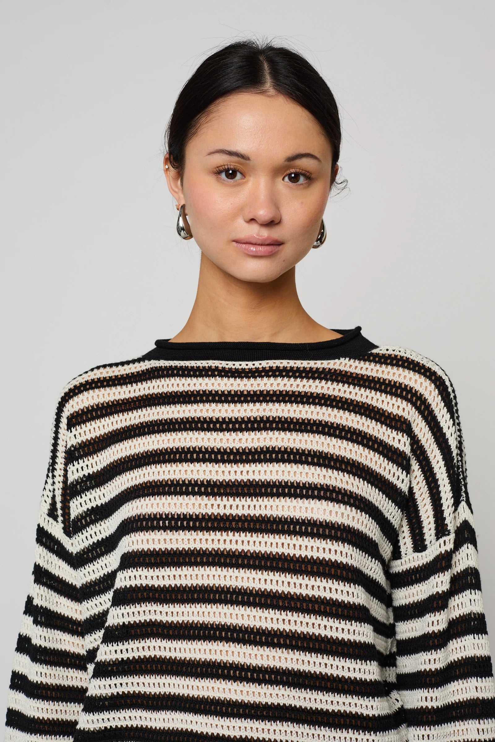 Atelier Leilani Sweater / Openwork Stripe