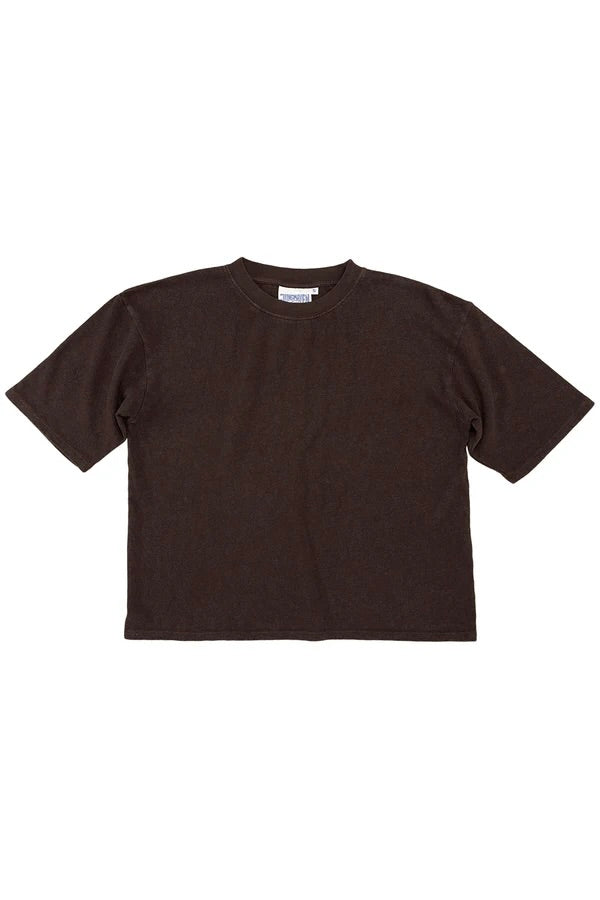 Jungmaven Ramona Cropped Tee / Coffee Bean