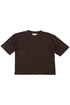 Jungmaven Ramona Cropped Tee / Coffee Bean