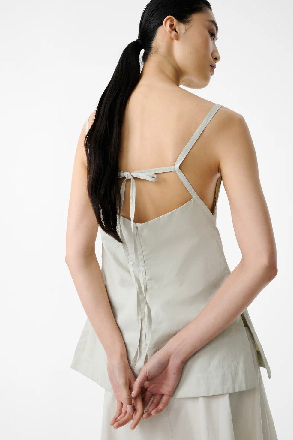 Studio Nicholson Raddle Apron Top / Bone