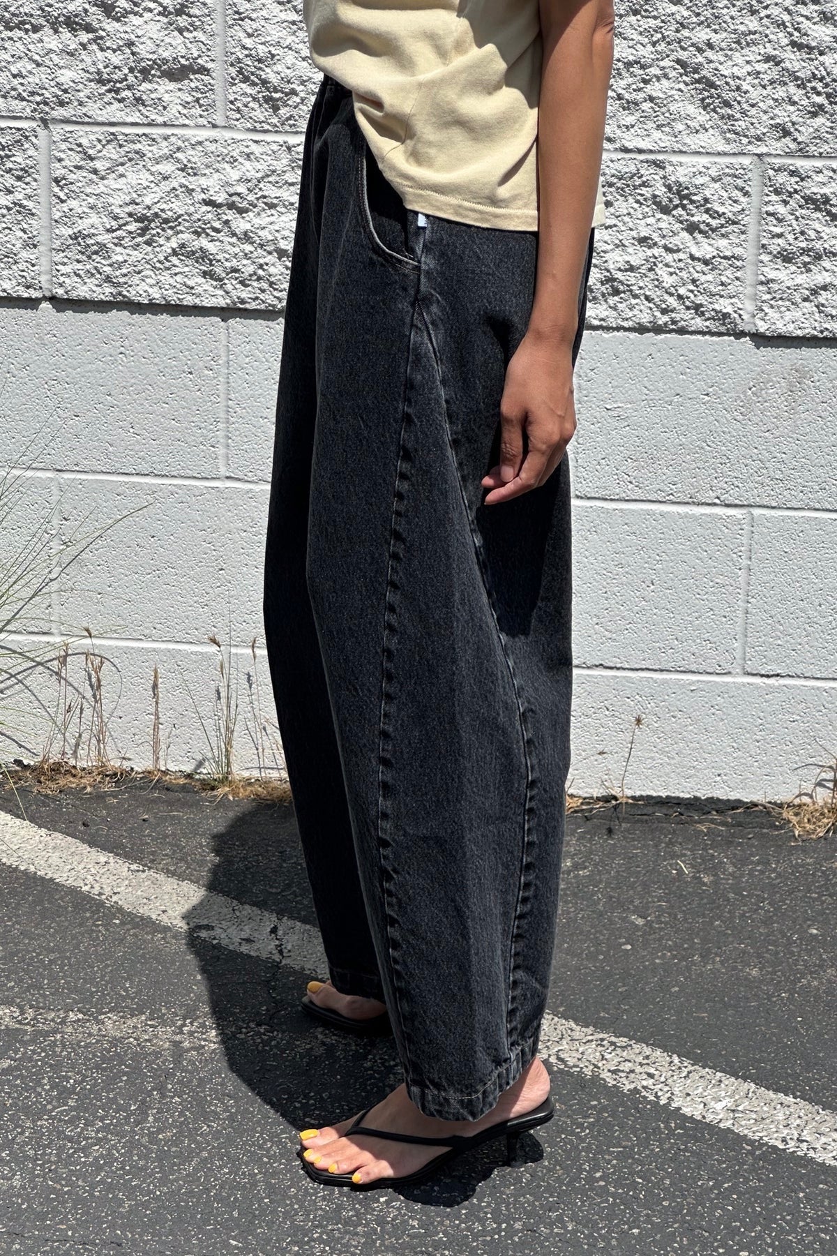 Le Bon Shoppe Arc Pants / Black Denim