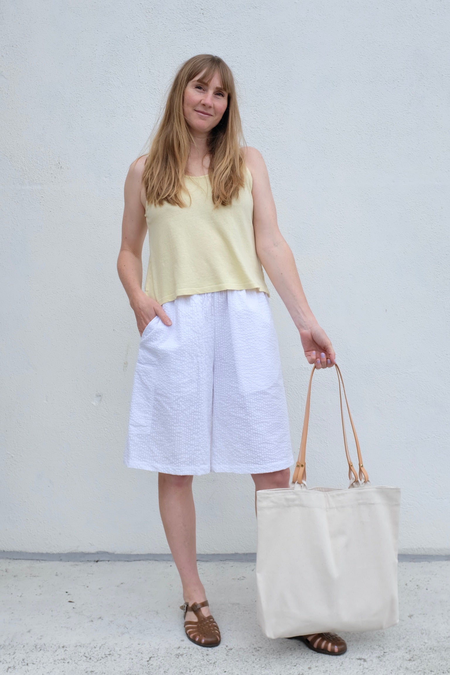 A Bronze Age Blossom Short / Solstice White