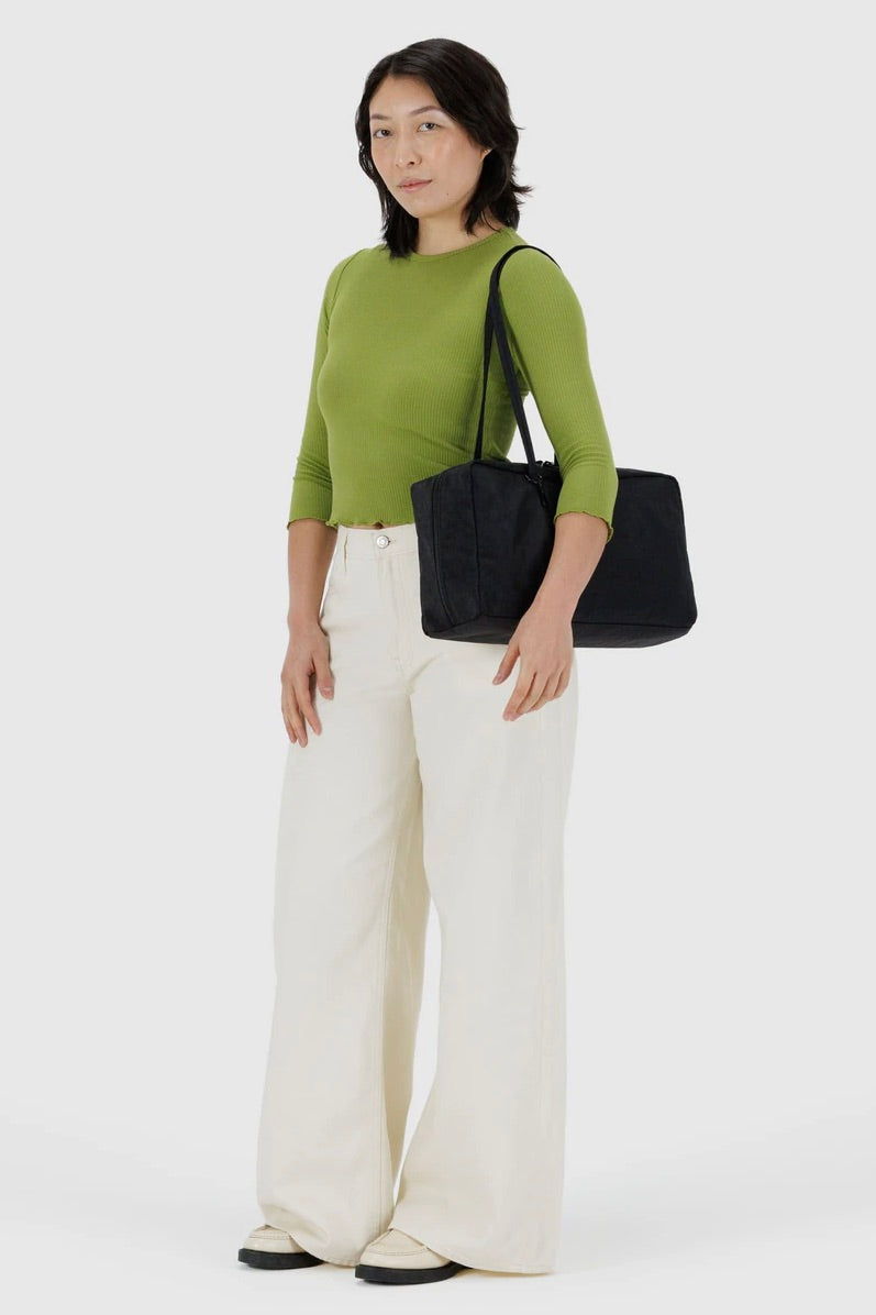 Baggu Medium Nylon Bowler Bag / Black